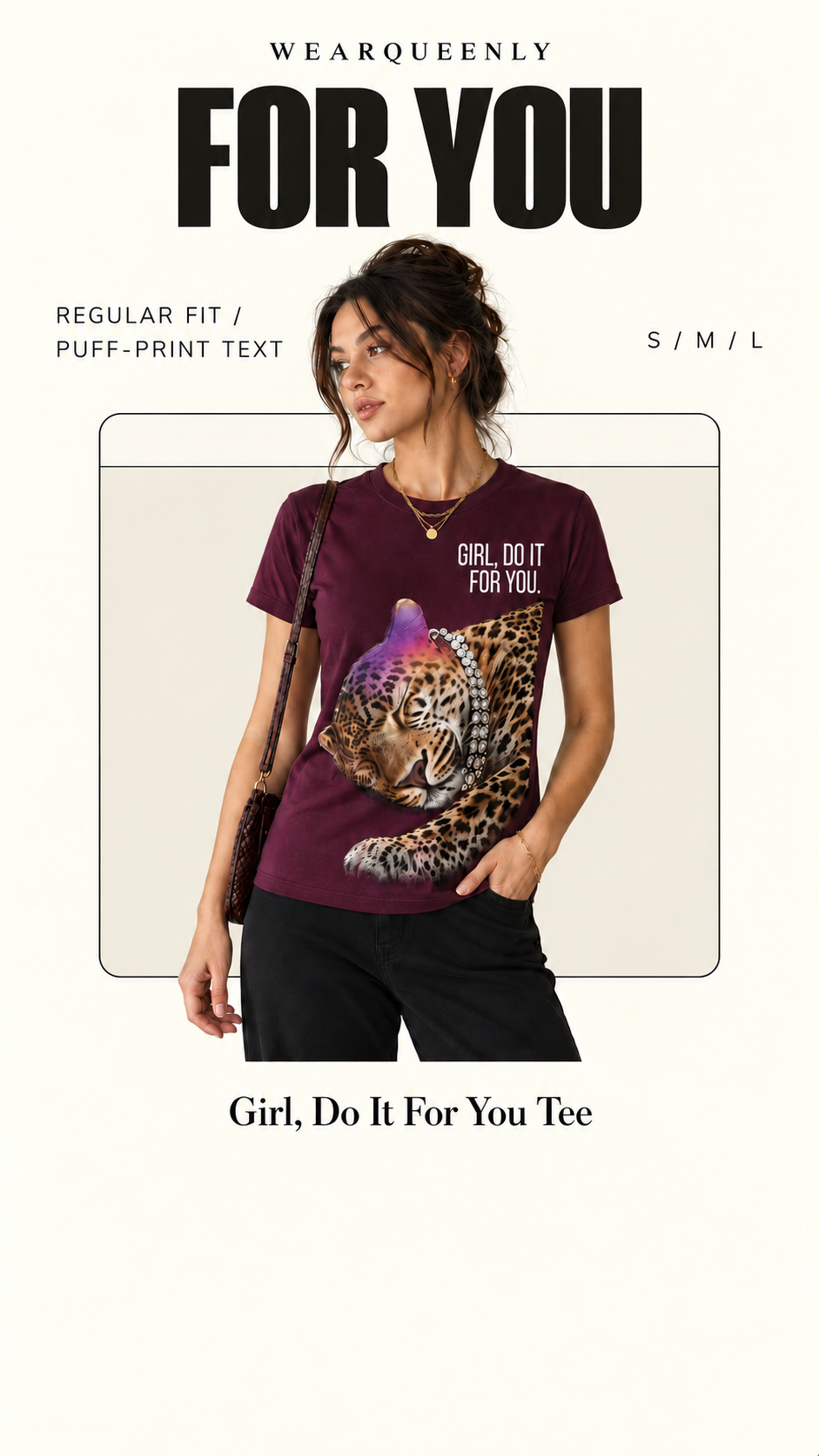Girl, Do It For You Tee — clean editorial product view