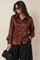 Leopard Satin Shirt