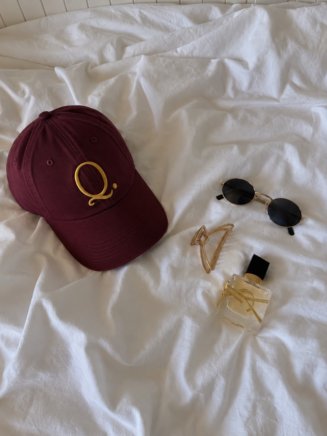 Queenly Q Cap — Burgundy — product detail