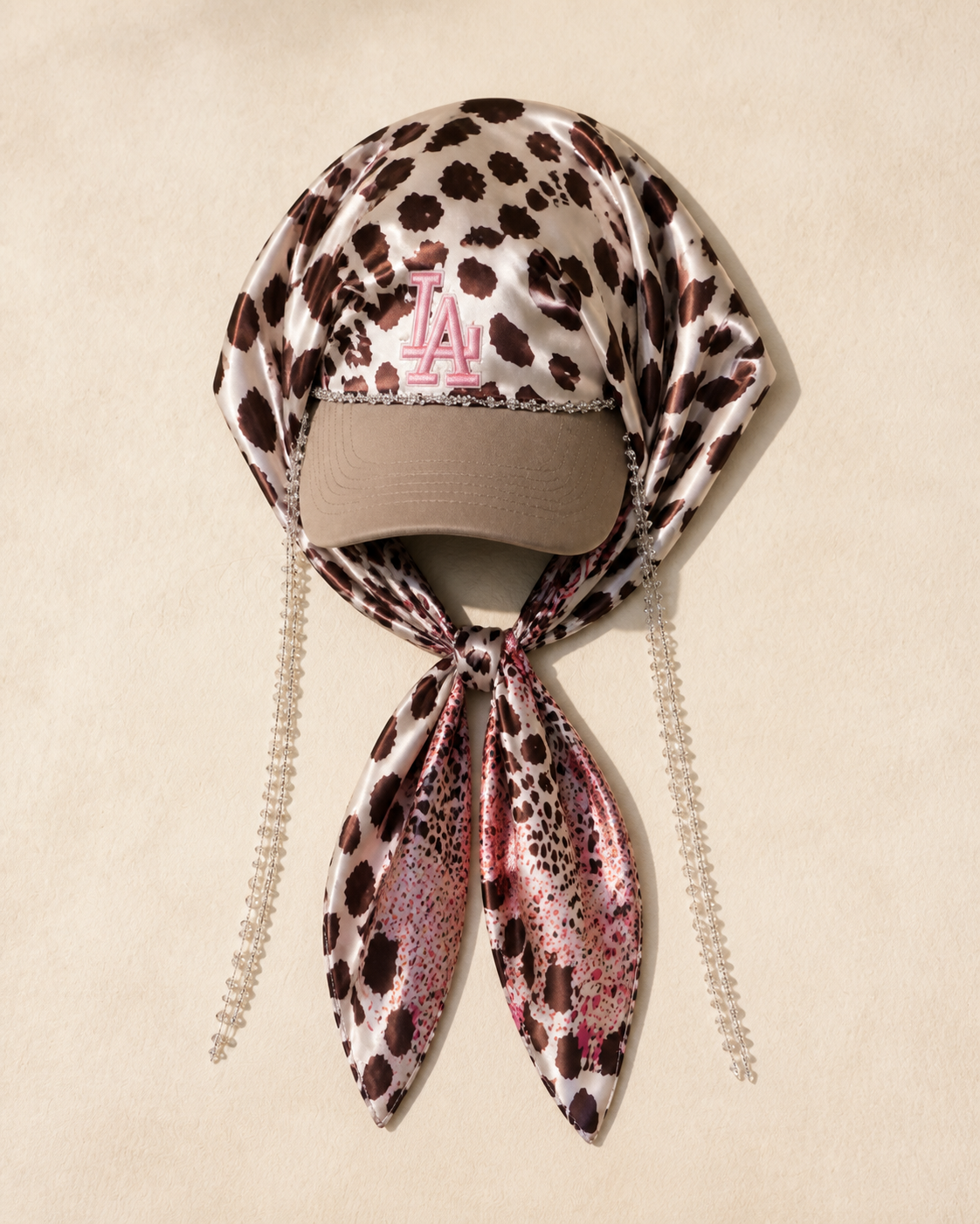 Wild Muse Scarf Cap flat lay product detail